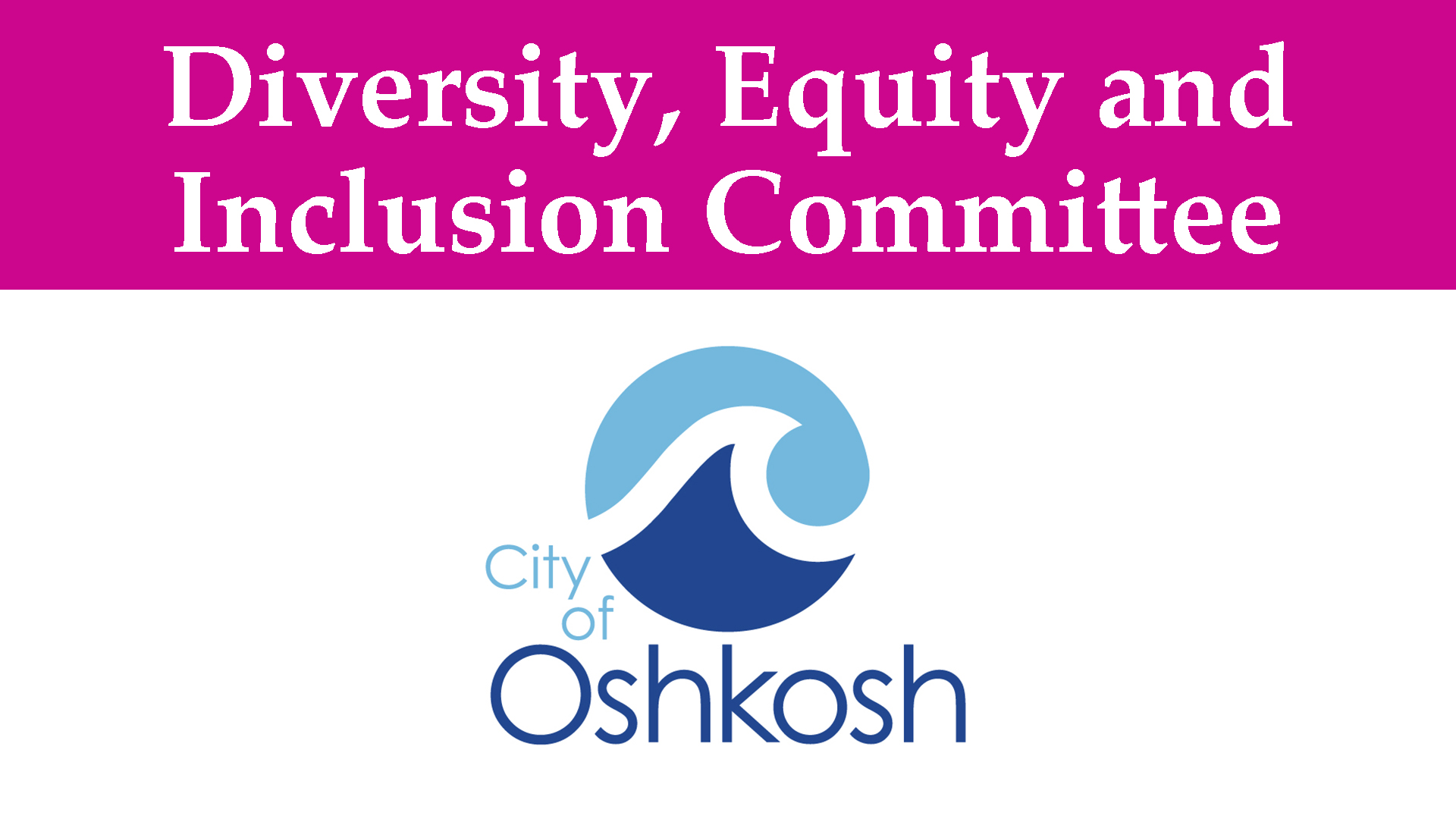 Diversity, Equity, and Inclusion Committee 1/29/24