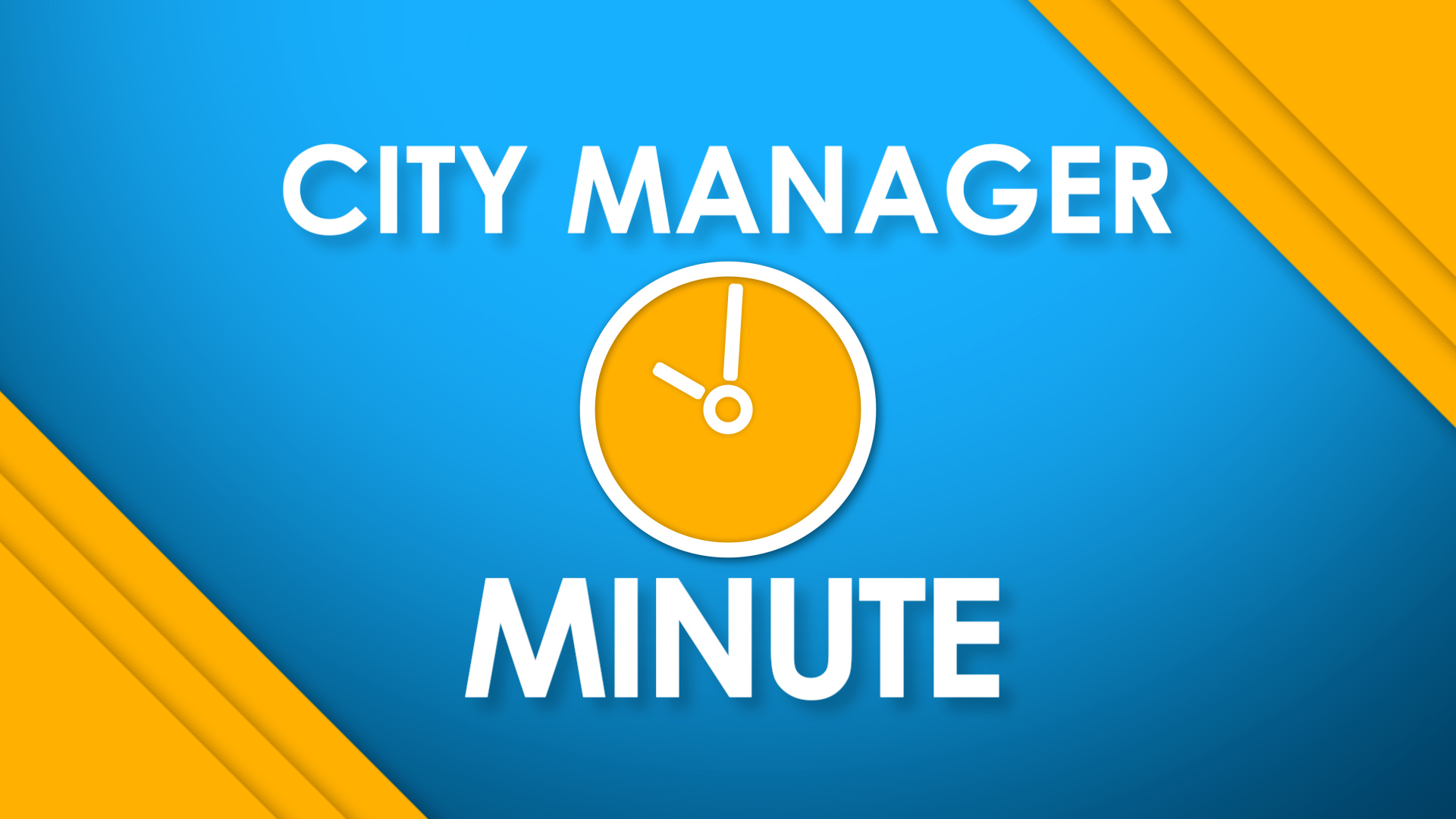 City Manager Minutes